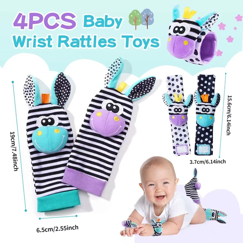 Thumbnail: Baby Wrist Rattle Socks