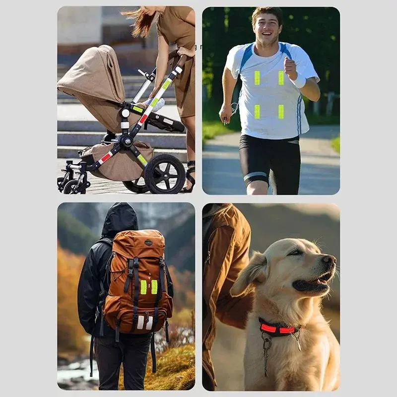 Thumbnail: Set of 10 Reflective Stickers for Baby Strollers