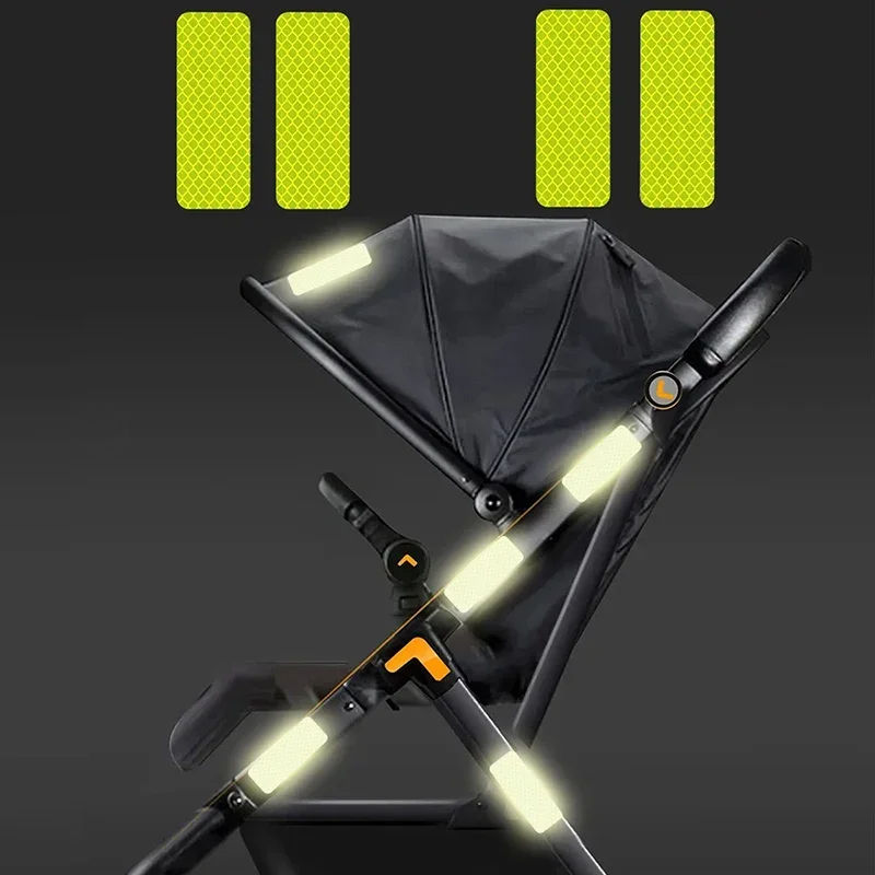 Thumbnail: Set of 10 Reflective Stickers for Baby Strollers