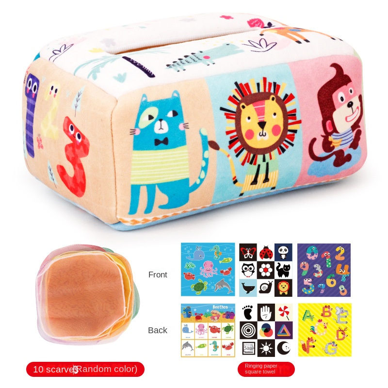 Thumbnail: Baby Montessori Toy,Magic Tissue Box,Educational Learning Activity Sensory Toy F