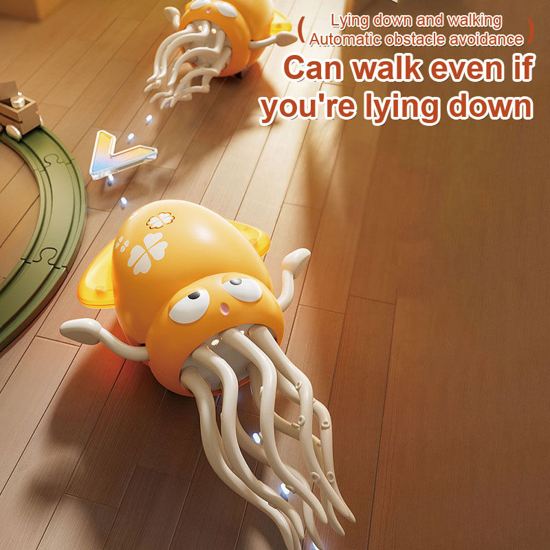 Thumbnail: 1pc Auto-sensing Avoiding Obstacles Funny Dancing Octopus Baby