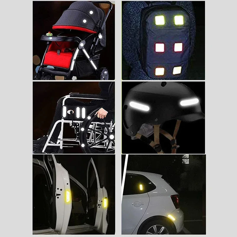 Thumbnail: Set of 10 Reflective Stickers for Baby Strollers