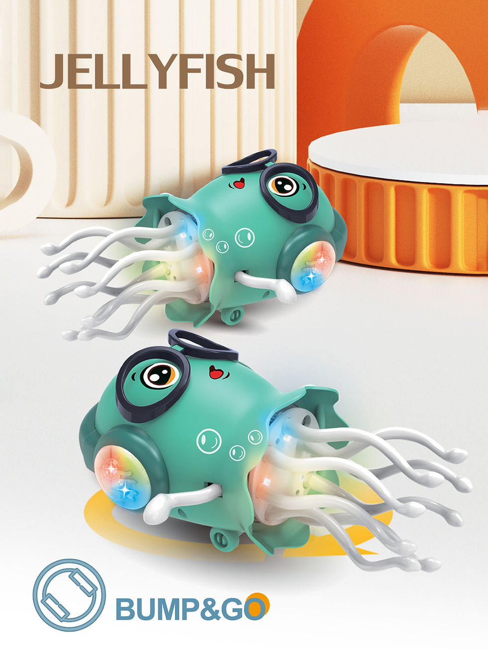 Thumbnail: 1pc Auto-sensing Avoiding Obstacles Funny Dancing Octopus Baby