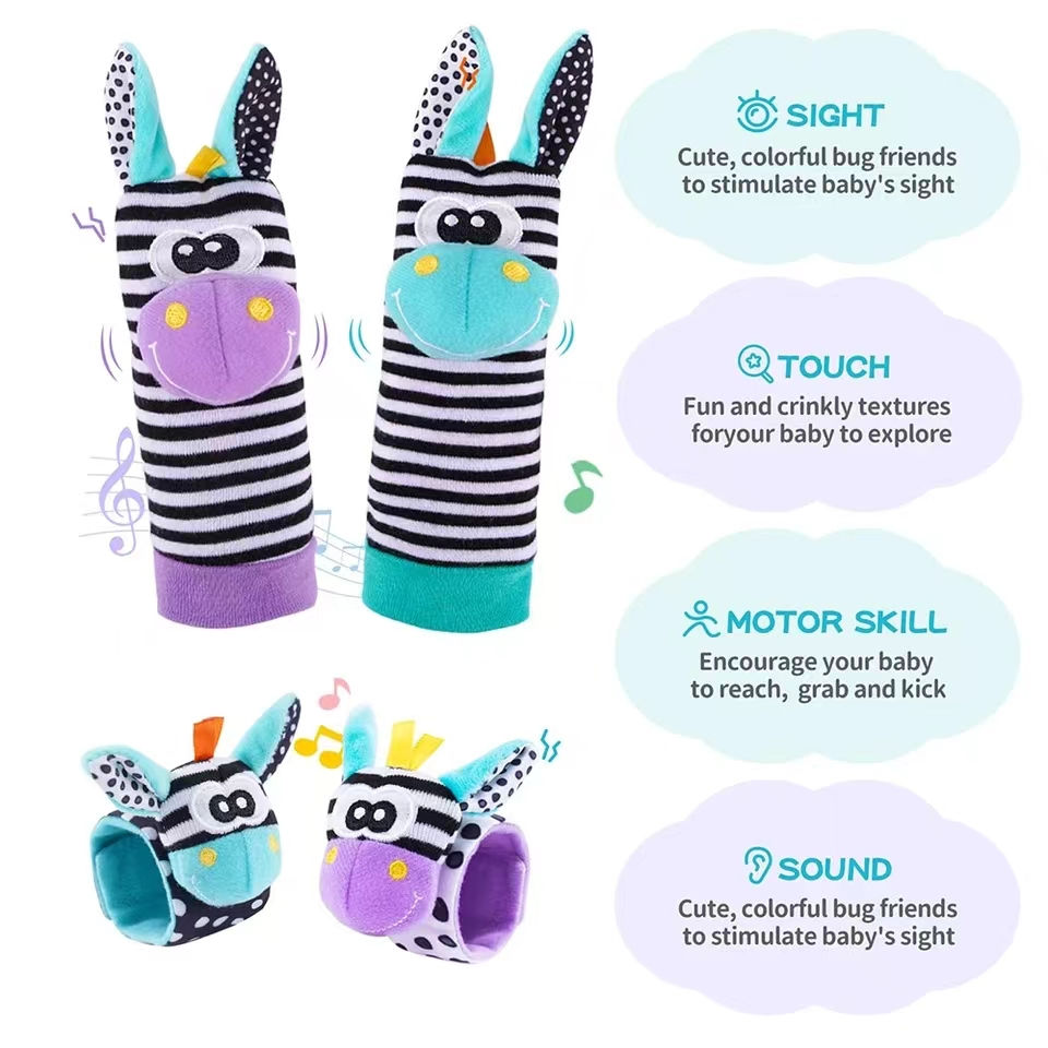 Thumbnail: Baby Wrist Rattle Socks