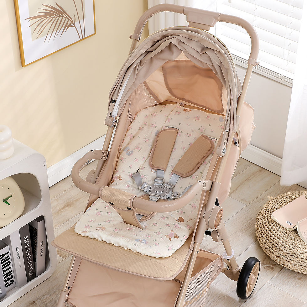 Thumbnail: Baby Stroller Seat Cushion Soft Mattress Kids Pushchair Car Mat Stroller Accesso