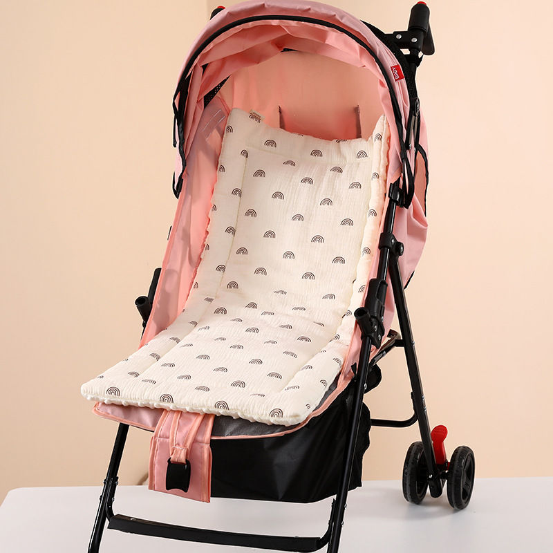 Thumbnail: Baby Stroller Seat Cushion Soft Mattress Kids Pushchair Car Mat Stroller Accesso