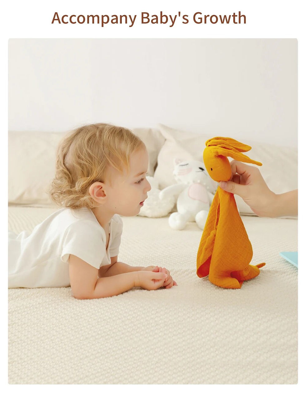 Thumbnail: Muslin Baby Comfort Towel Cotton Comforter Blanket Soft Newborn Sleeping Dolls K