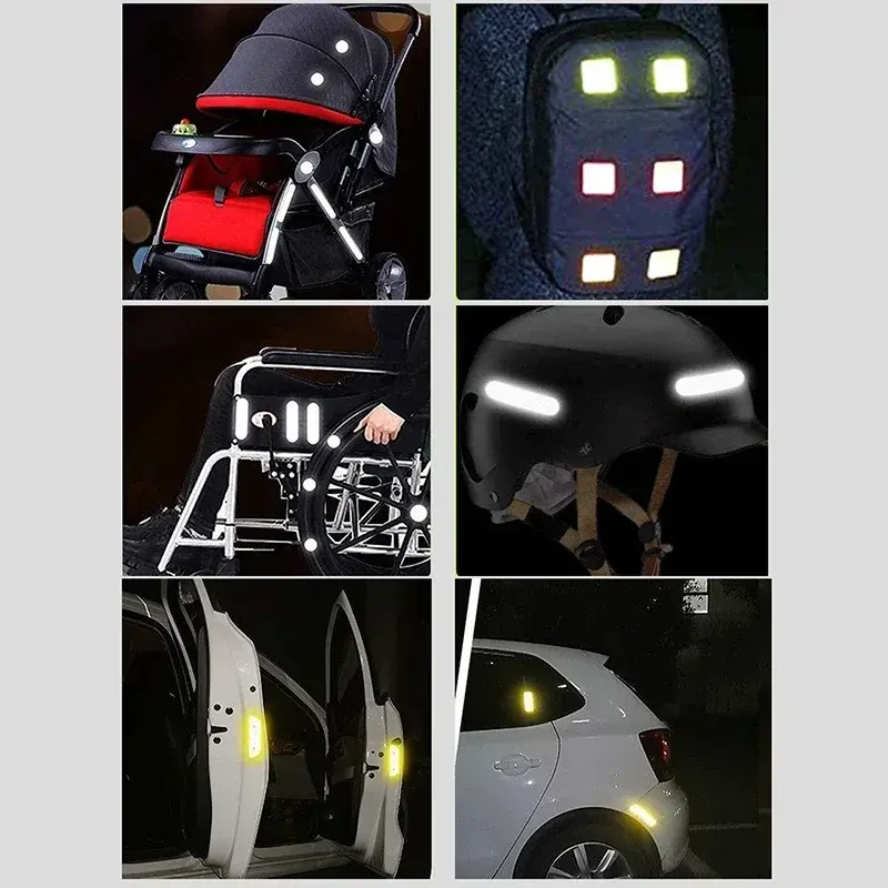 Thumbnail: Set of 10 Reflective Stickers for Baby Strollers