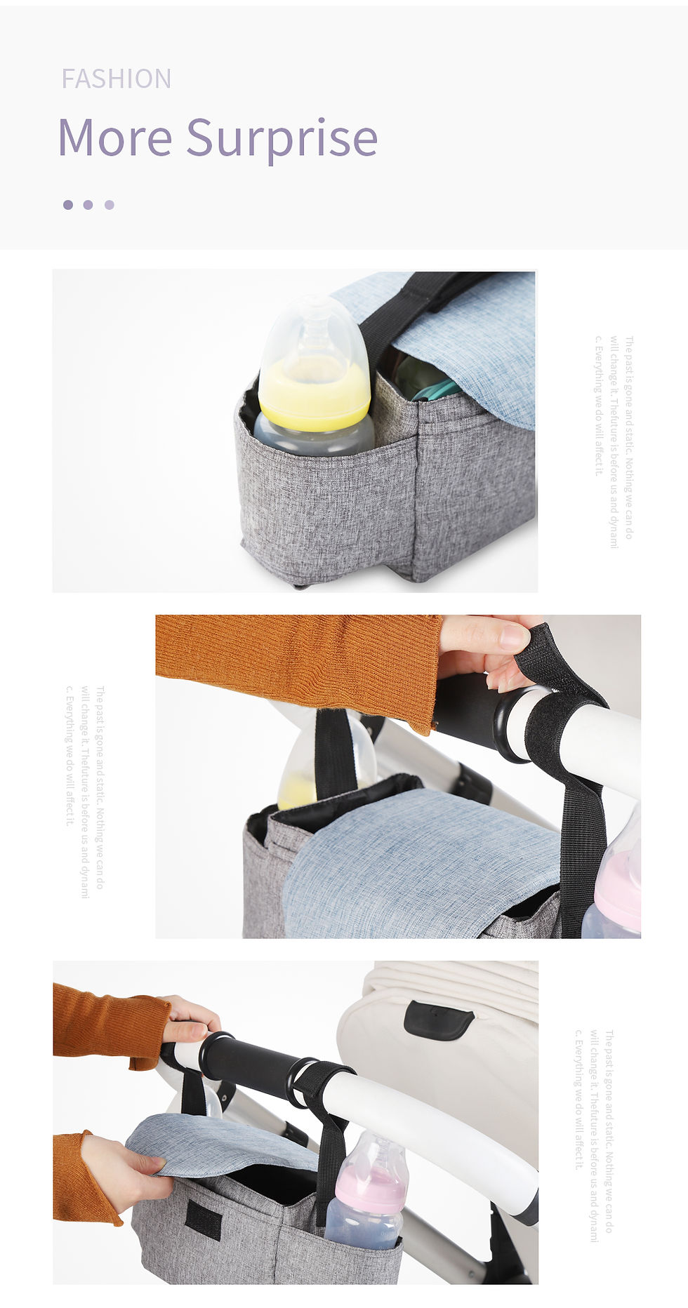 Thumbnail: Insular Diaper Bag Baby Milk Bottle Insulation