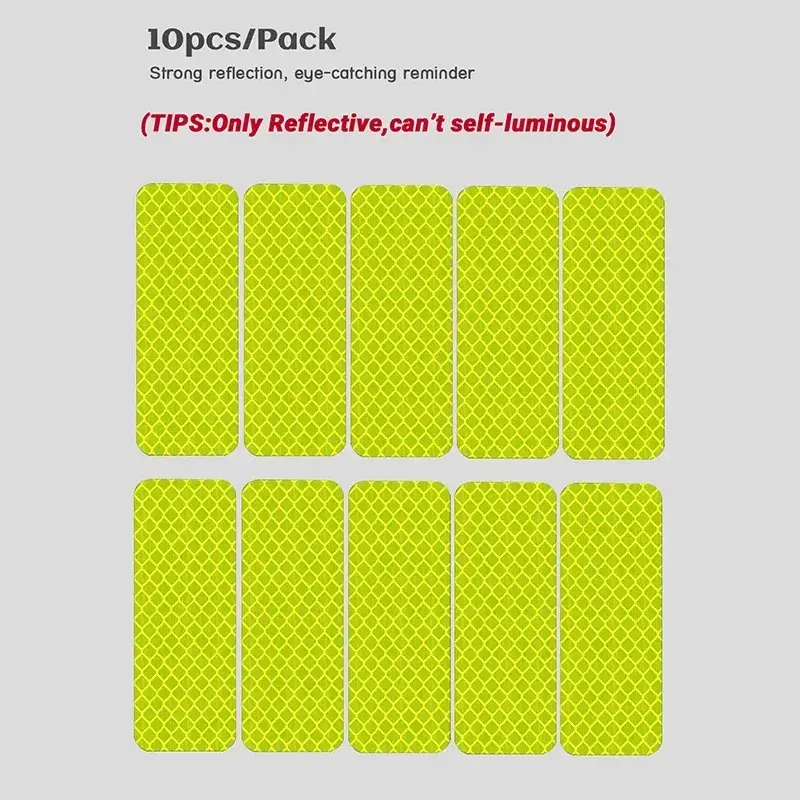 Thumbnail: Set of 10 Reflective Stickers for Baby Strollers