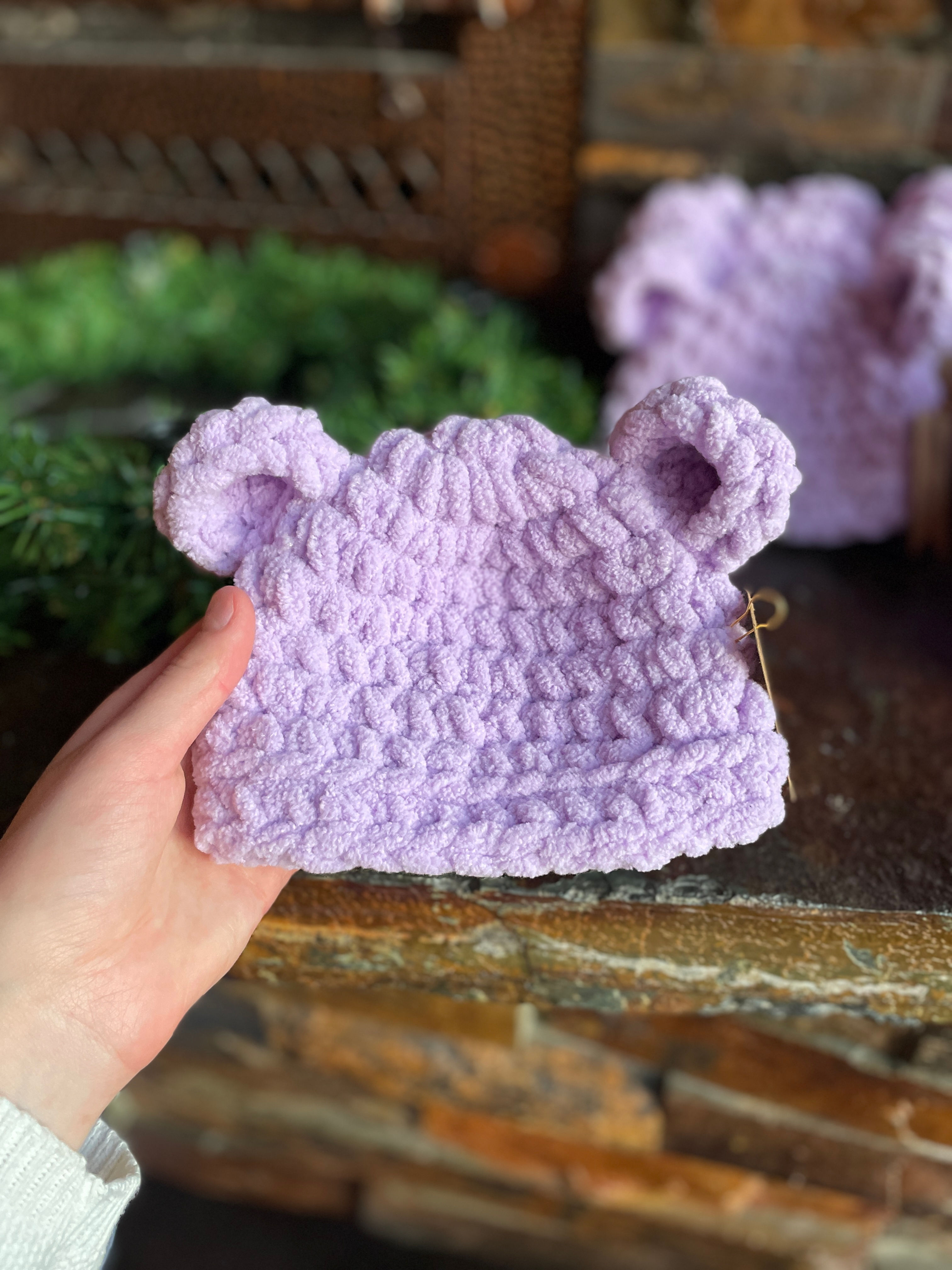 Baby Bear Beanies~ Lilac