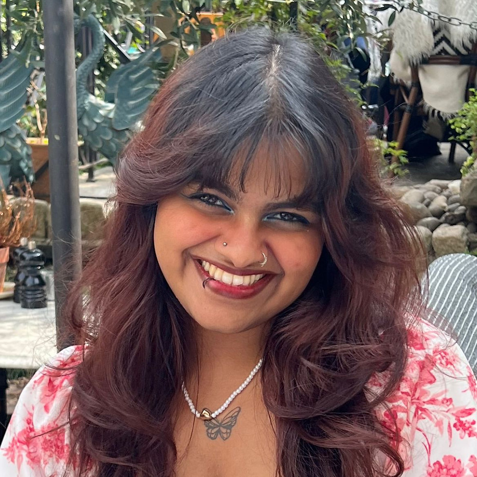 Portrait picture showcasing founder of NailsByMadhu