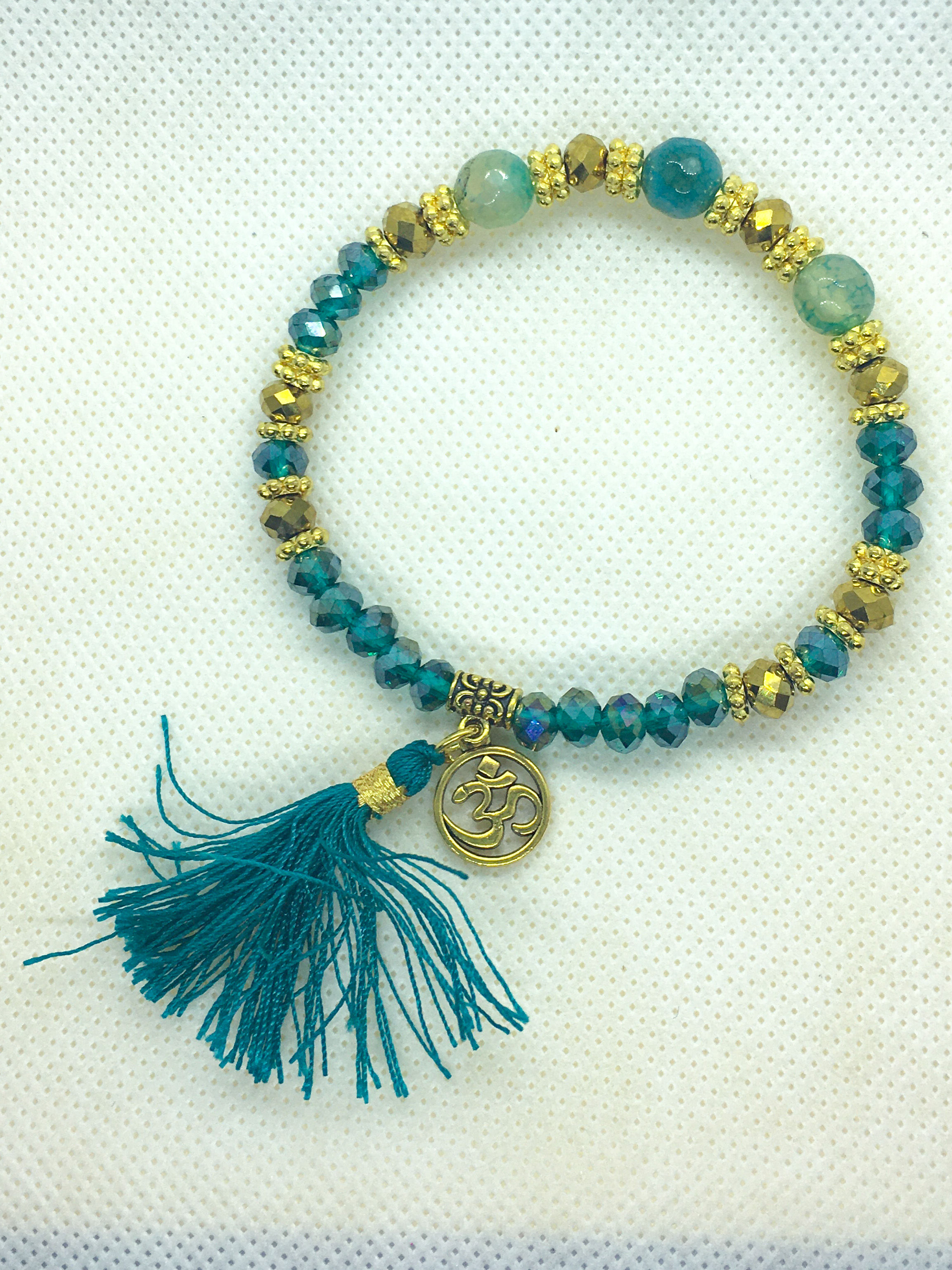 Tassel Bracelet Teal