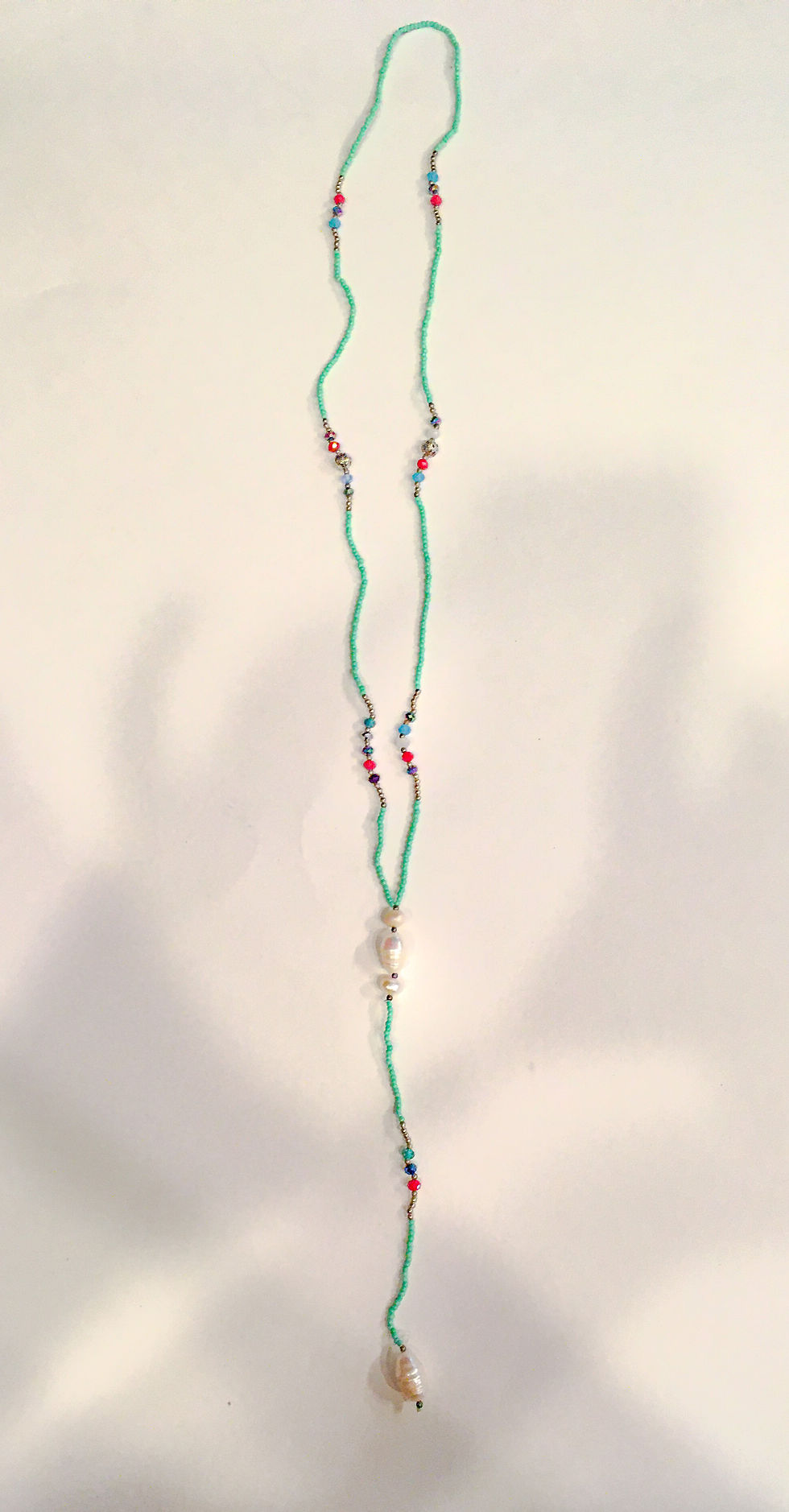 Aqua Freshwater Pearl Necklace