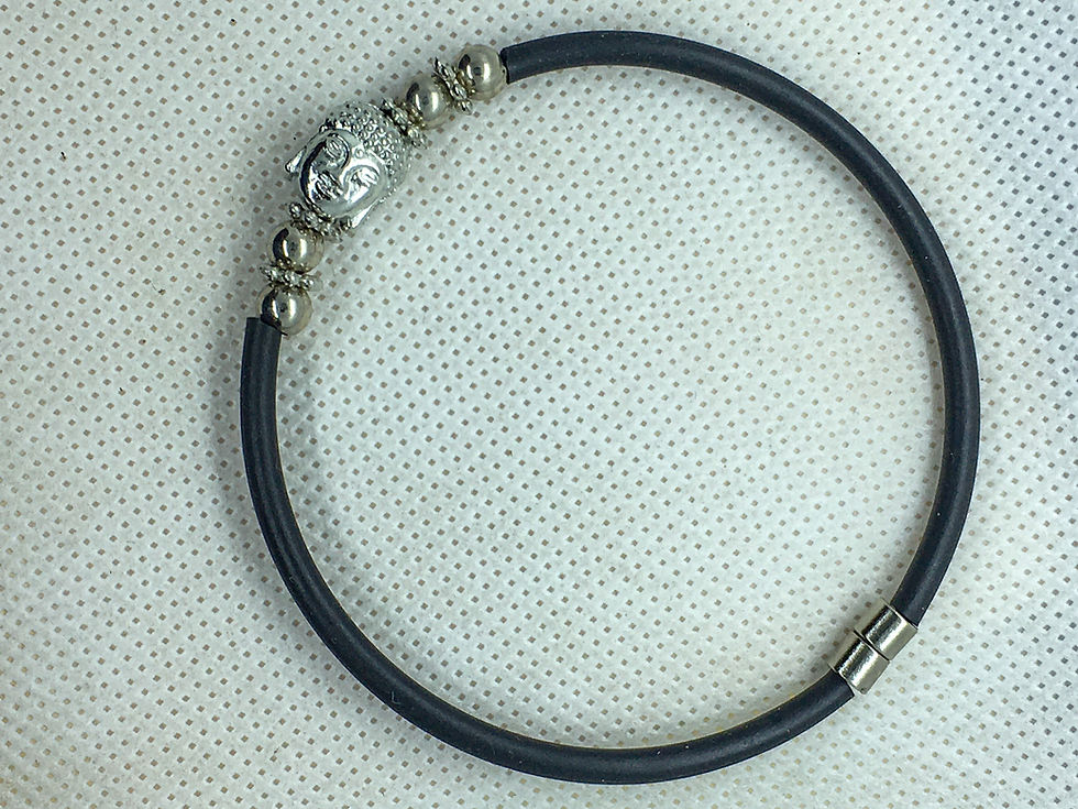 Thumbnail: Magnetic Buddha head bracelet
