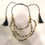 Thumbnail: Multi Strand Black Tassel Necklace