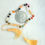 Thumbnail: Adjustable tassel bracelet peach