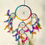 Thumbnail: Rainbow Silk with Shell Dream Catcher