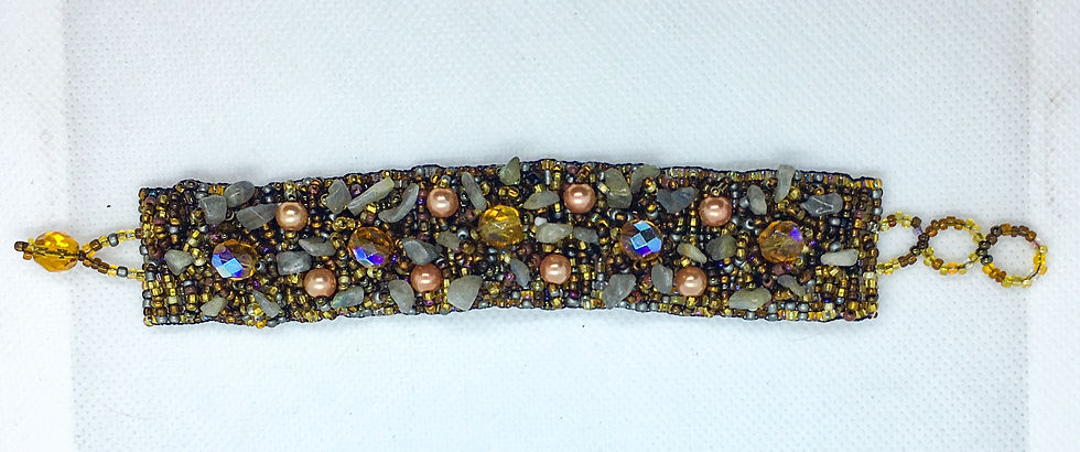 Bronze Guatemalan bracelet