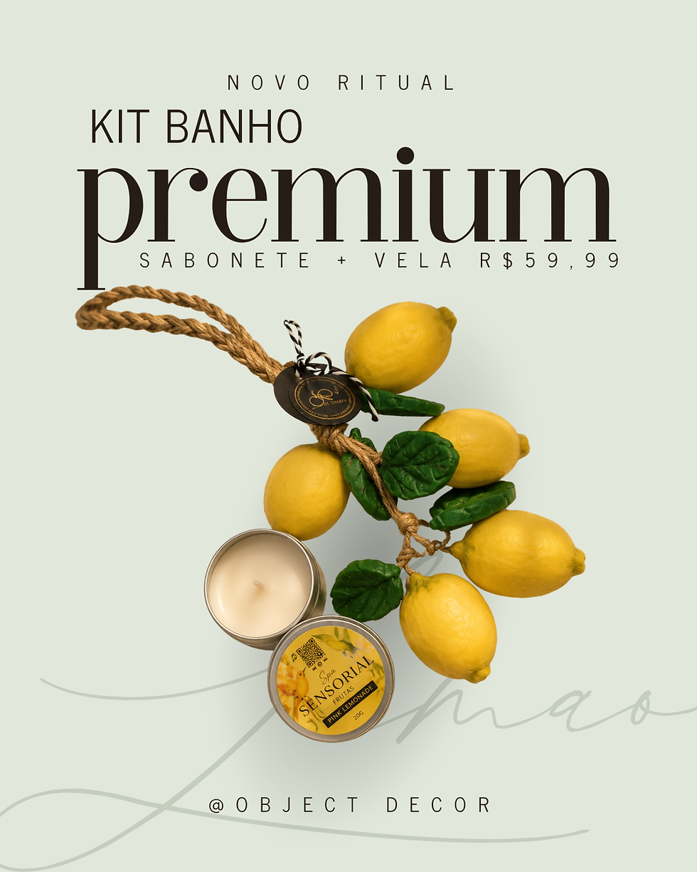 Miniatura: KIT SABONETE LIMÃO SICILIANO