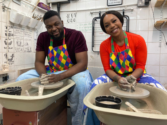 Date Night at Tribe Pottery Studio in Birmingham