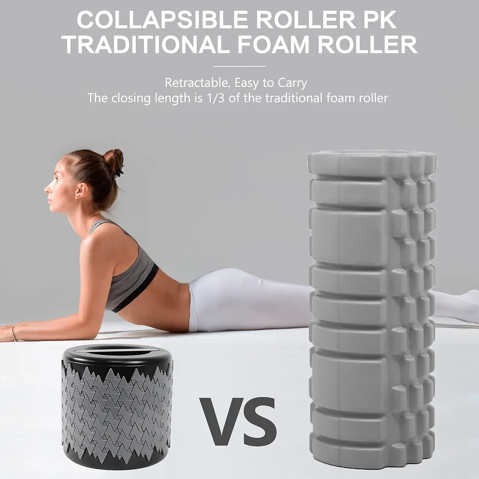 Thumbnail: Athletic Flexibility and Physical Therapy Foam Roller Collapsible
