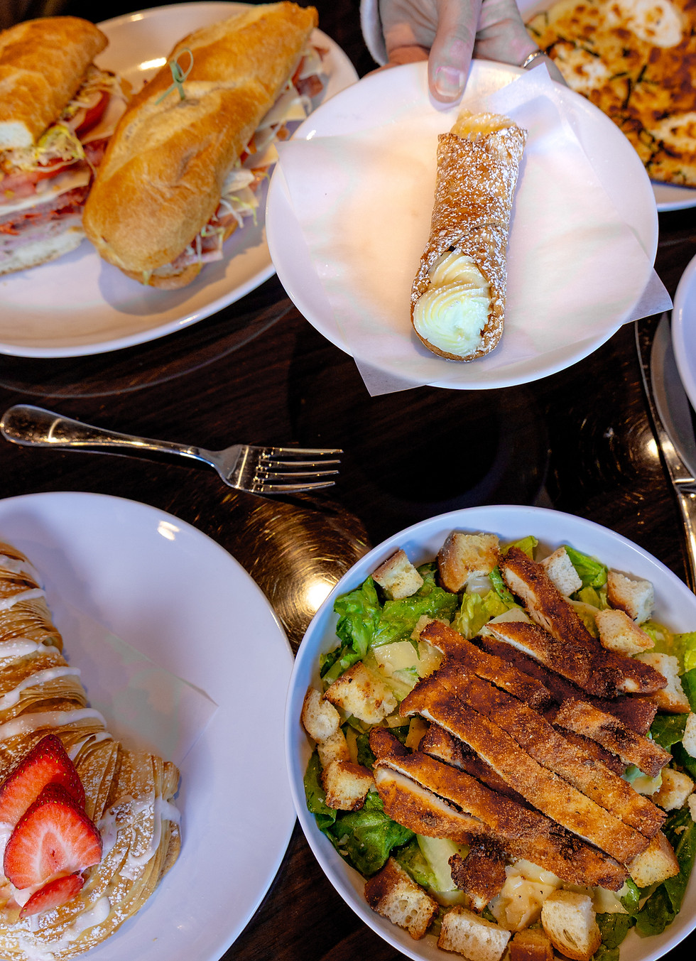 spread with cannoli