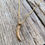 Thumbnail: Felicia Good Luck Horn Necklace (Gold)