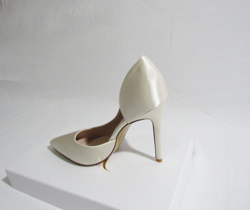 Thumbnail: Mimi&Phanie Chic Suede Stiletto High Heel Closed Pointed Toes Shoes for Women