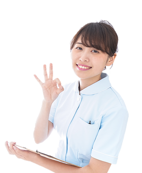 かえら訪問看護リハビリテーションの福利厚生を説明する場面の写真です。