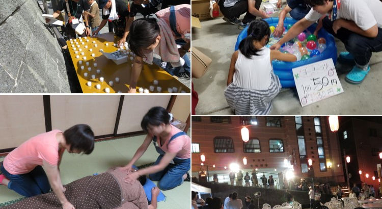 8/26 東日本大震災復興支援『気仙沼市八日町地区のお祭りを熊本・関東みんなで応援!』~地蔵祭りでの熊本物産の販売と子ども対象の屋台、50名以上にのぼる交流会~