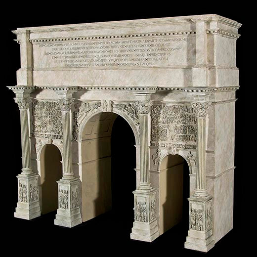 Thumbnail: 59100 - Arch of Septimius Severus (17.5" x 15.5" x 6")