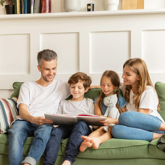 Picture of Parents and Kids reading a book