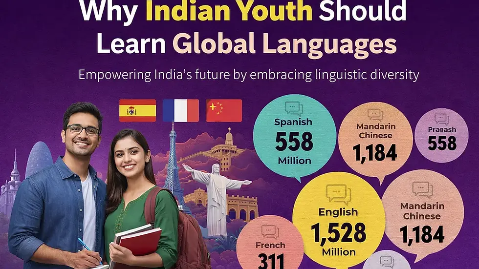 Major Language Usage Across the world