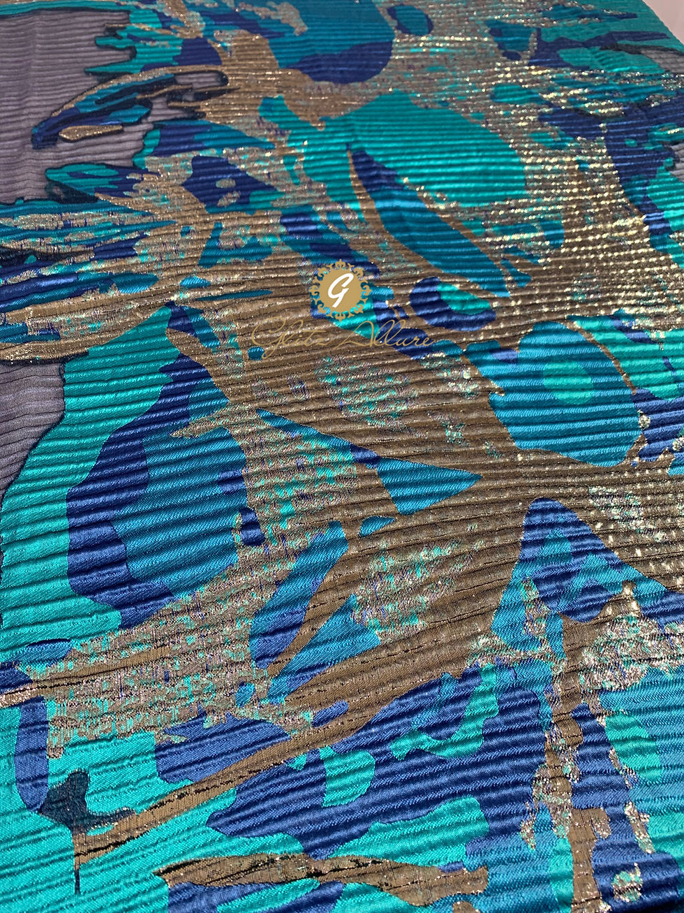 Thumbnail: EUROPEAN PLEATED BROCADE