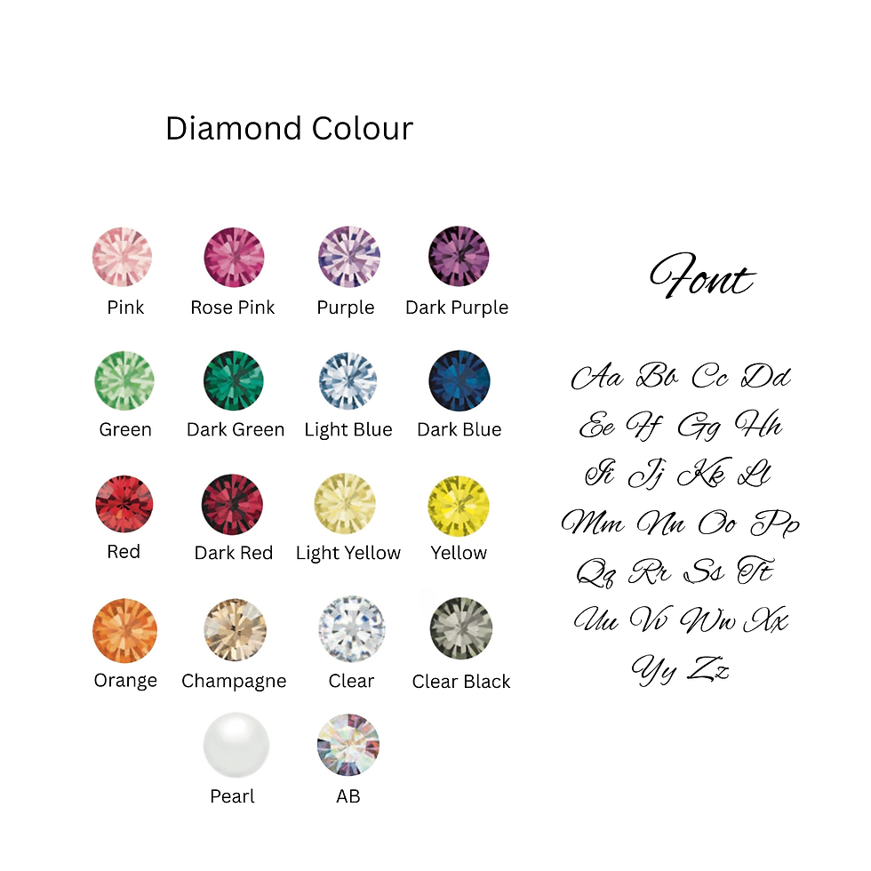 Thumbnail: Personalised Diamond Claw Clip