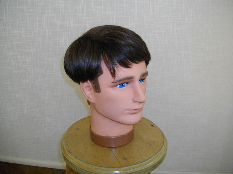 Миниатюра: Men's wig. Natural Hair. Brunet 54cm SE002