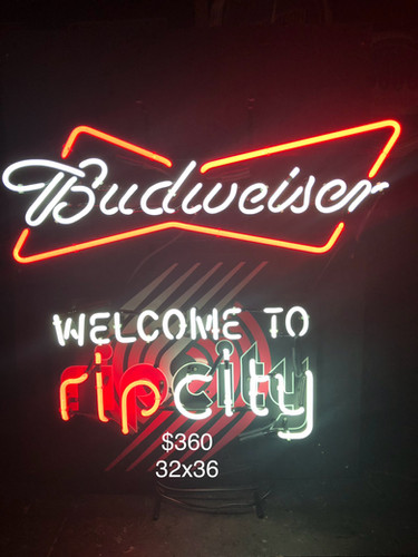 BUDWEISER - WELCOME TO RIPCITY | Eastside Neon
