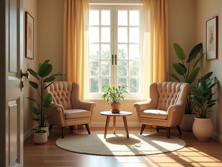 two chairs set up for counseling
