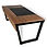 Miniature : bureau direction fabrication française en bois avec sous main cuir