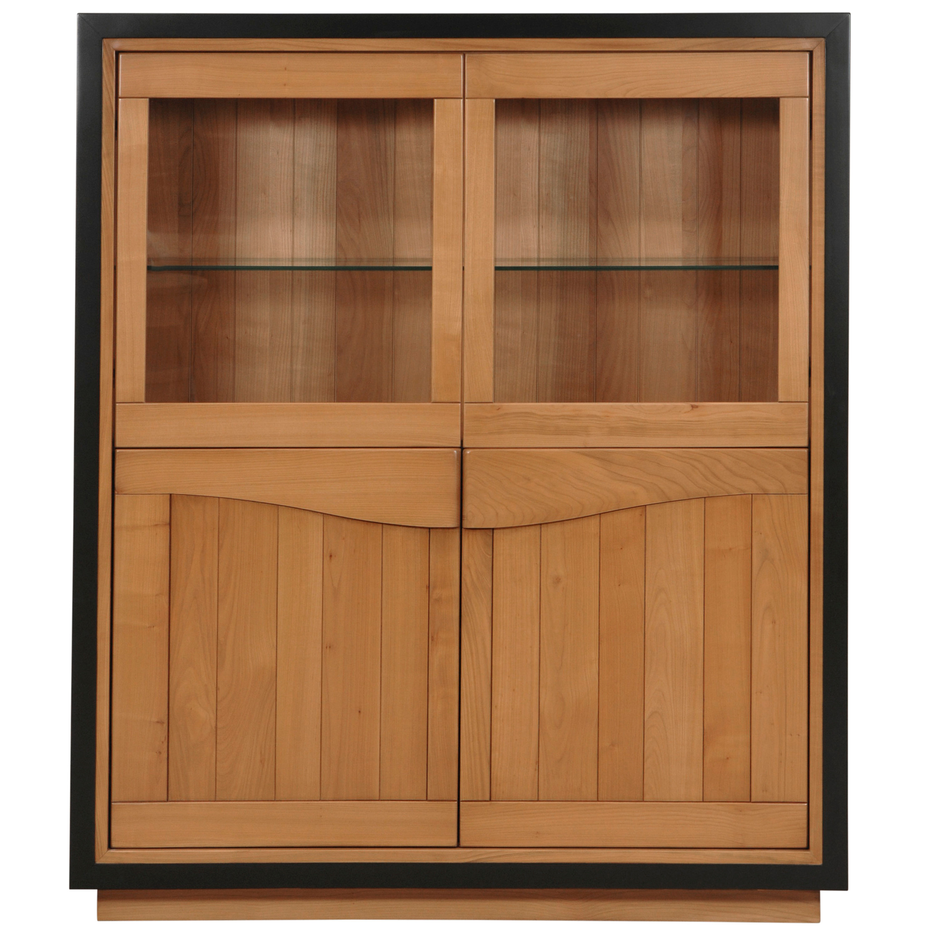 STELLA 4-door showcase - smoked cherry