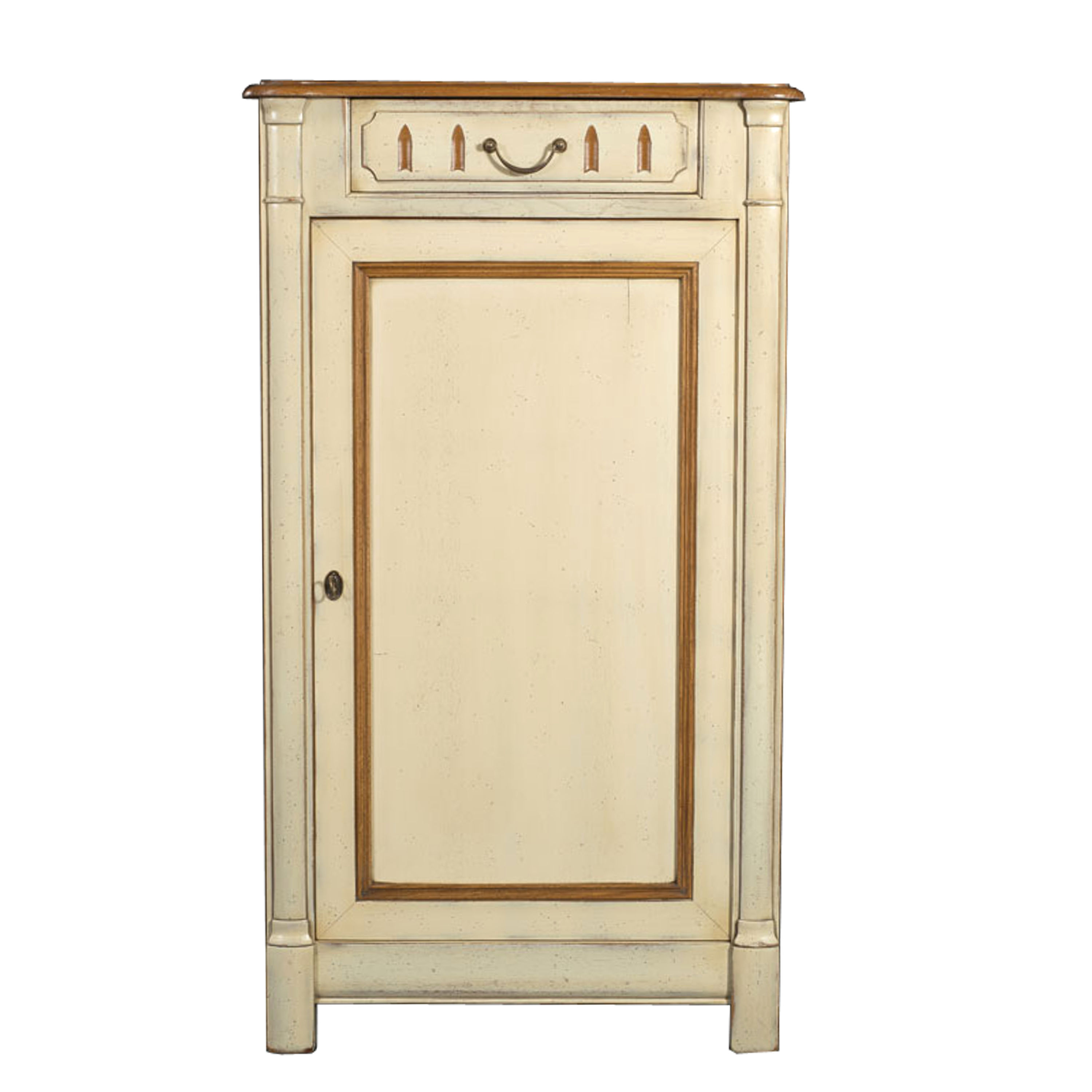 Bonnetière 1 porte TRADITION - merisier massif finition charme