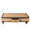 Thumbnail: SIENNA 4-wheel coffee table - bleached oak and black frame