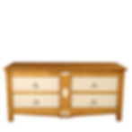 meuble tv bois massif portes relevables
