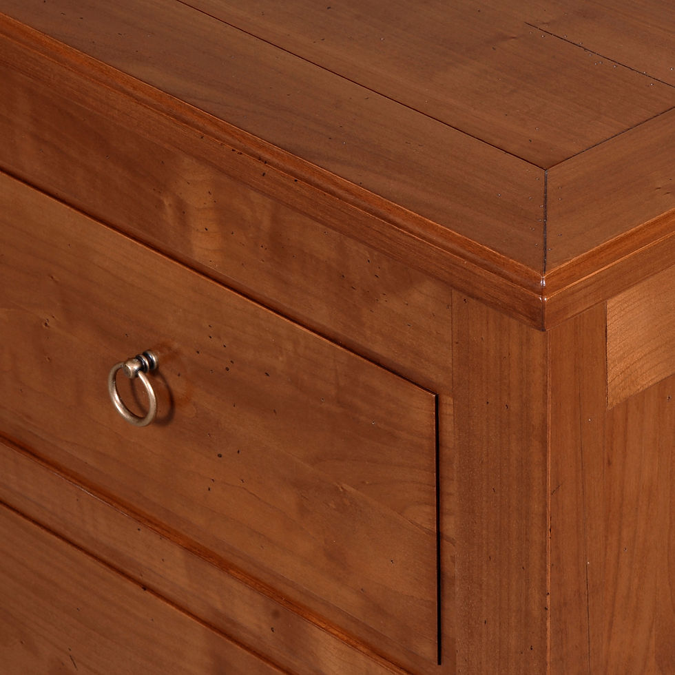 Miniature : meuble tv style merisier