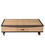 Thumbnail: SIENNA 4-wheel coffee table - bleached oak and black frame