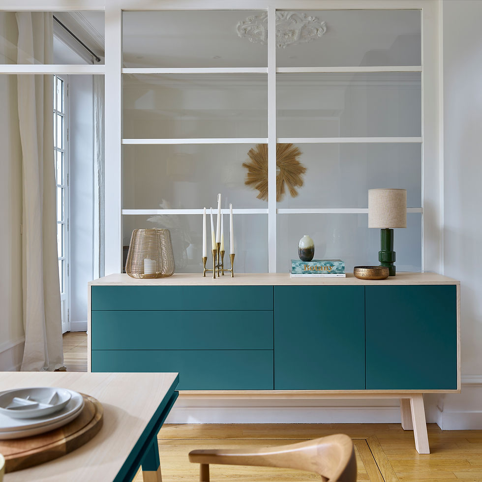 Thumbnail: Buffet Bleu Design Scandinave