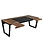 Miniature : bureau design bois direction 200 cm avec tiroirs en bois ouverts