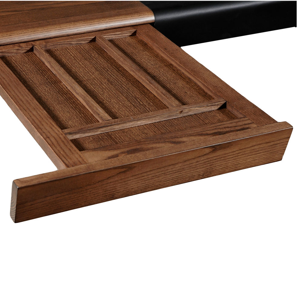 Thumbnail: tiroir plumier pour grand bureau haut de gamme bois connecté TRAPEZ