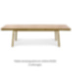 Thumbnail: Extendable Rectangular ÉGÉE Solid Oak Dining Table - 10 Colours